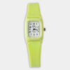 Key Features: Bright green strap for a fresh, playful look Square dial with bold, easy-to-read black numerals Comfortable, lightweight silicone strap Reliable quartz movement for accuracy Water-resistant for everyday use Great for birthdays, school, or casual wear