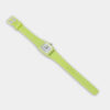Key Features: Bright green strap for a fresh, playful look Square dial with bold, easy-to-read black numerals Comfortable, lightweight silicone strap Reliable quartz movement for accuracy Water-resistant for everyday use Great for birthdays, school, or casual wear