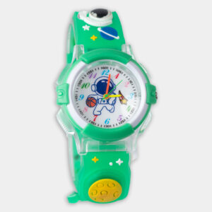 Key Features: Fun space-themed design with astronaut, planets, and stars Easy-to-read colorful numbers for learning time Durable, lightweight, and comfortable silicone strap Adjustable size to fit most kids’ wrists Perfect gift for birthdays, holidays, or special occasions