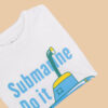 Boys White Submarine Print T-Shirt – Fun Ocean Adventure Design