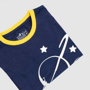 Boys Navy Blue Space Graphic T-Shirt – Planets & Stars Print