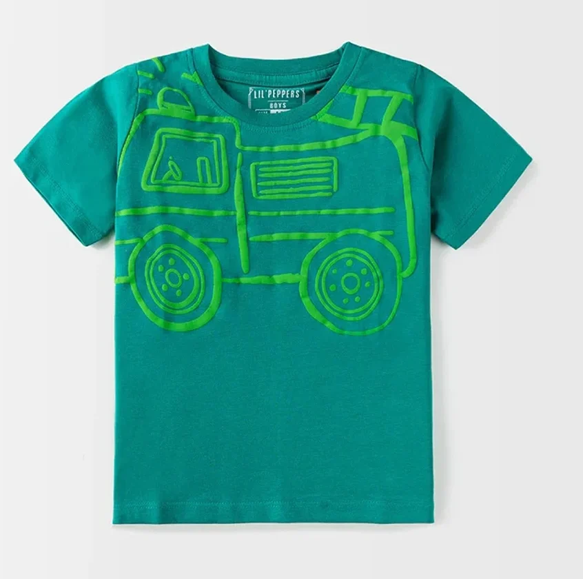 Truck Kids Graphic T-Shirt | Soft Cotton Boys Casual Tee