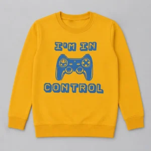 I'm In Control Kids Graphic Sweatshirt | Soft Cotton Fleece for Boys