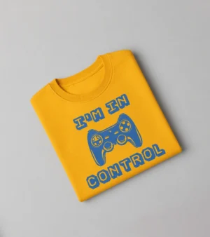 Alternative view of I'm In Control Kids Graphic Sweatshirt | Soft Cotton Fleece for Boys